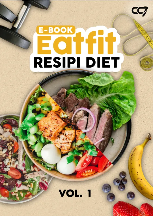 Kulit depan ebook Eatfit Resipi Diet Volume 1