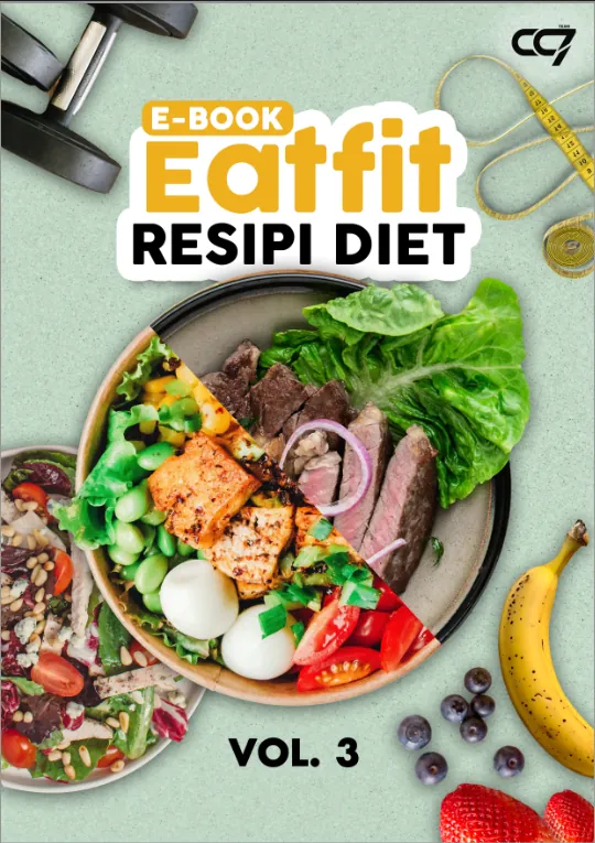 Kulit depan ebook Eatfit Resipi Diet Volume 3