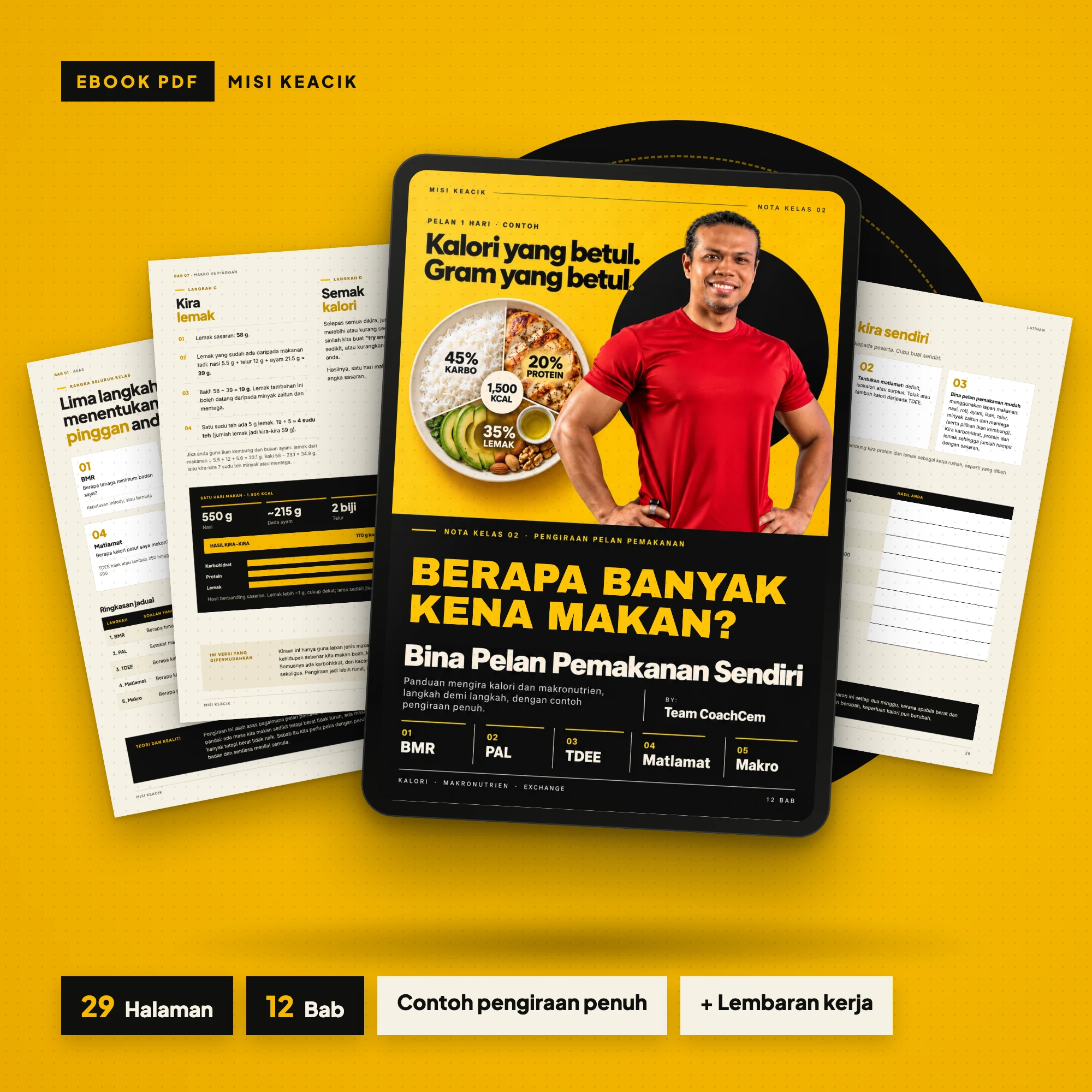 Berapa Banyak Kena Makan? Bina Pelan Pemakanan Sendiri